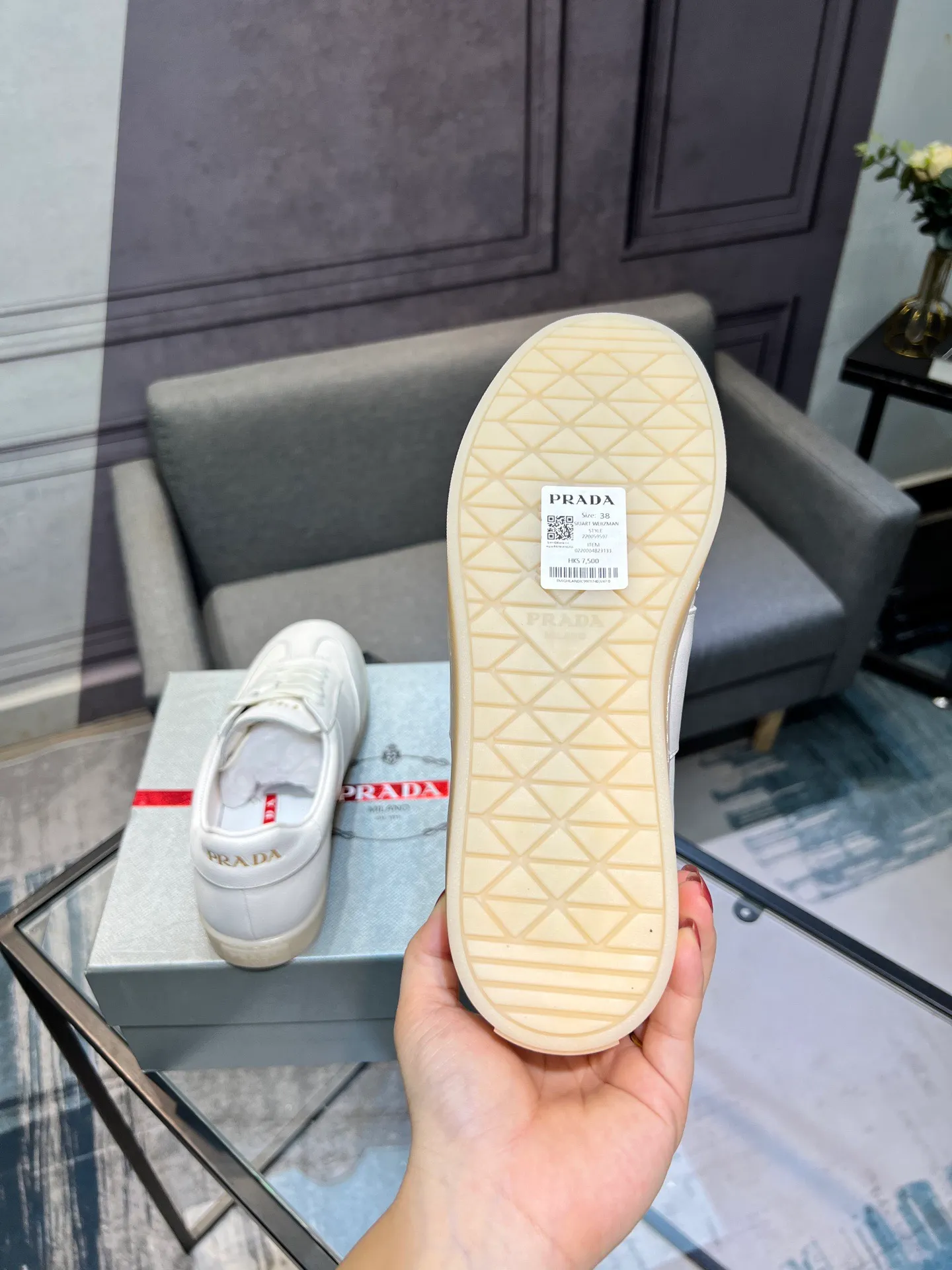 Men's shoes 💰540 [PRADA] Men's shoes are popular in the counter, official website synchronization, 1 high-quality shipment ✔️ Original frosted cowhide + cowhide lining, 1🆚1 replica, original sole, 38-45 (45 customized, non-refundable)